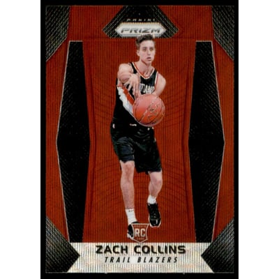 2017-18 Panini Prizm Prizms Ruby Wave #144 Zach Collins