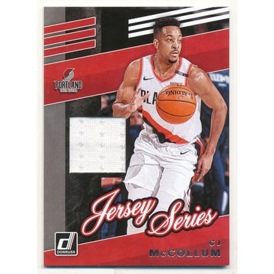 2019-20 Donruss Jersey Series #32 CJ McCollum