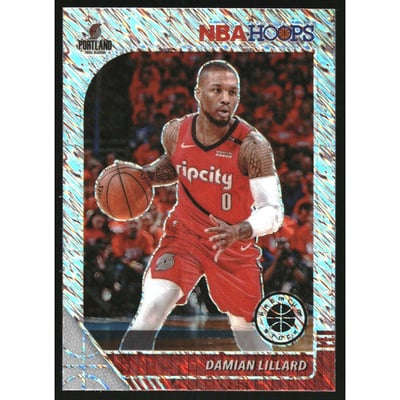 2019-20 Hoops Premium Stock Prizms Shimmer #157 Damian Lillard