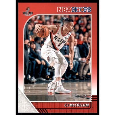 2019-20 Hoops Red #158 CJ McCollum
