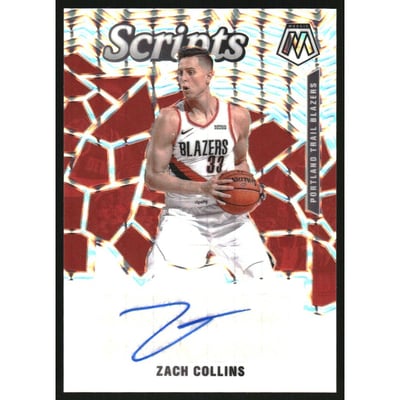 2019-20 Panini Mosaic Scripts #44 Zach Collins