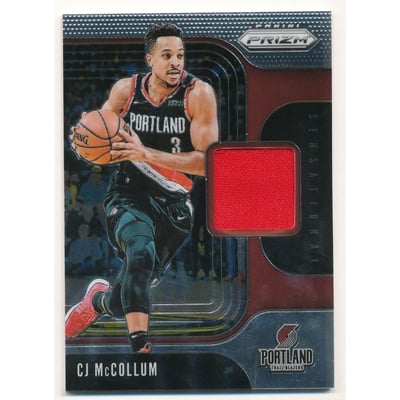 2019-20 Panini Prizm Sensational Swatches #68 CJ McCollum