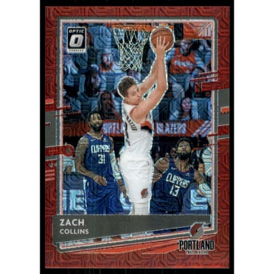 2020-21 Donruss Optic Choice Red #124 Zach Collins