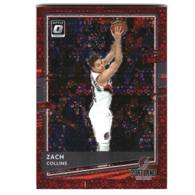 2020-21 Donruss Optic Fast Break Red #124 Zach Collins