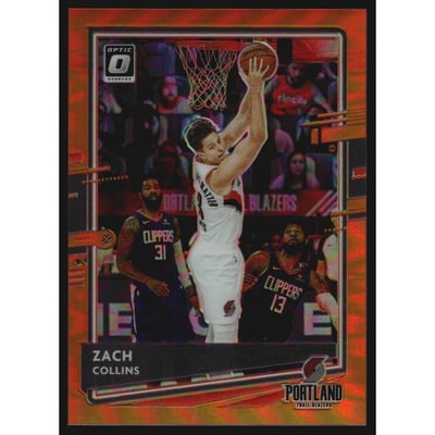 2020-21 Donruss Optic Orange #124 Zach Collins