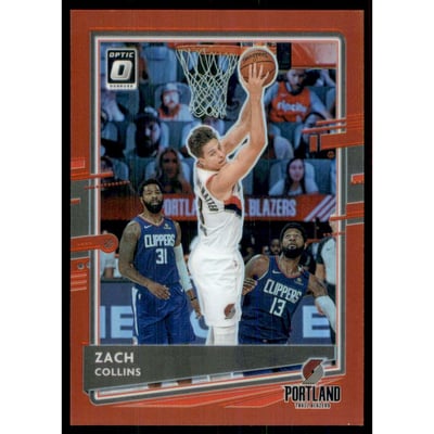 2020-21 Donruss Optic Red #124 Zach Collins
