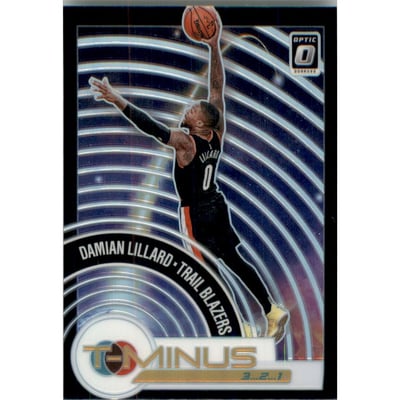 2020-21 Donruss Optic T-Minus 3 2 1 Holo #14 Damian Lillard
