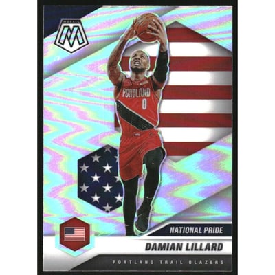 2020-21 Panini Mosaic Silver #246 Damian Lillard