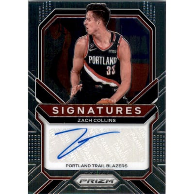 2020-21 Panini Prizm Signatures #24 Zach Collins