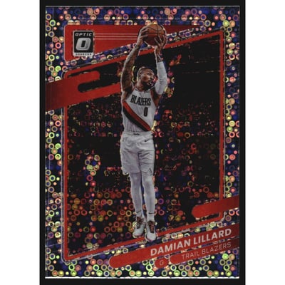 2021-22 Donruss Optic Fast Break Holo #118 Damian Lillard