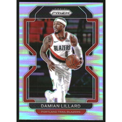 2021-22 Panini Prizm Prizms Silver #116 Damian Lillard