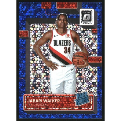 2022-23 Donruss Optic Fast Break Blue #242 Jabari Walker RR