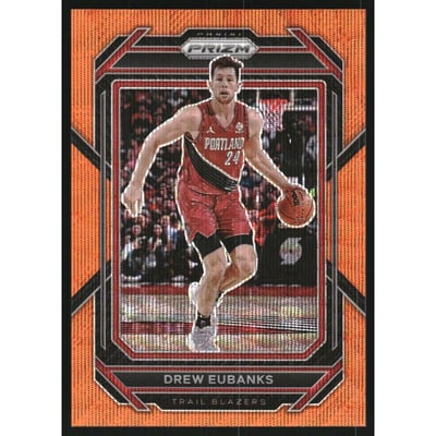 2022-23 Panini Prizm Prizms Orange Wave #49 Drew Eubanks