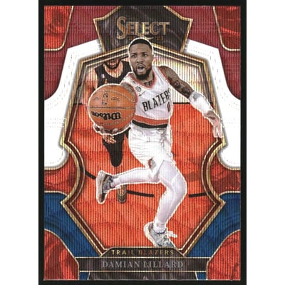 2022-23 Select Prizms Tri-Color #107 Damian Lillard