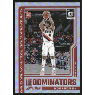 2023-24 Donruss Optic Elite Dominators Holo #10 Scoot Henderson