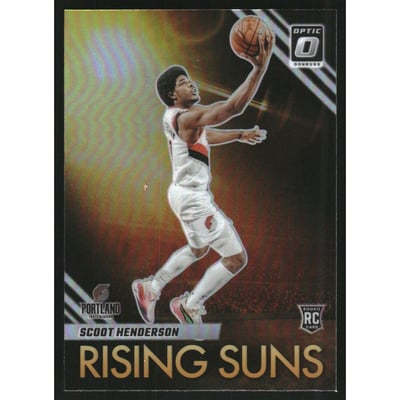 2023-24 Donruss Optic Rising Suns Holo #17 Scoot Henderson