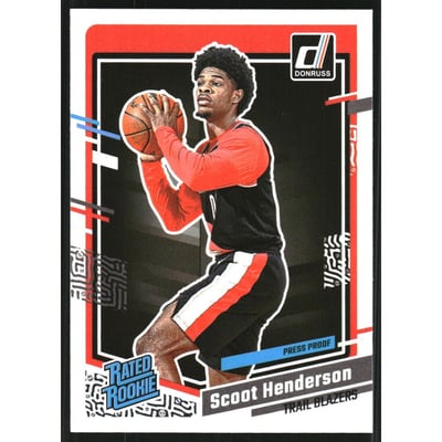 2023-24 Donruss Press Proof Silver #250 Scoot Henderson
