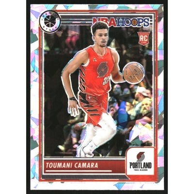 2023-24 Hoops Premium Stock Ice Prizm #10 Toumani Camara