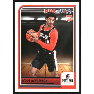 2023-24 Hoops Red Backs #232 Scoot Henderson