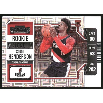 2023-24 Panini Contenders Variations #27 Scoot Henderson