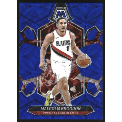 2023-24 Panini Mosaic Mosaic Blue International #190 Malcolm Brogdon