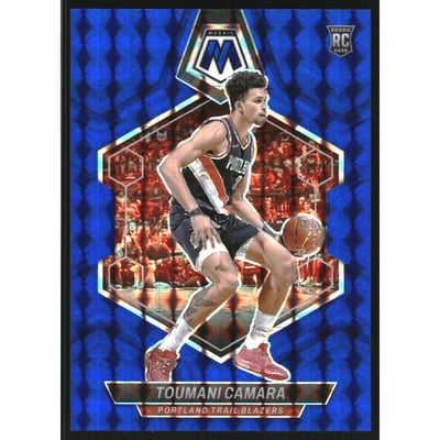 2023-24 Panini Mosaic Mosaic Blue #249 Toumani Camara