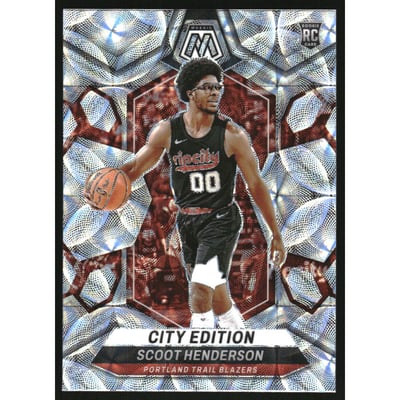 2023-24 Panini Mosaic Mosaic International #275 Scoot Henderson/City Edition