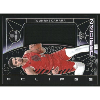 2023-24 Panini Obsidian Eclipse Materials #26 Toumani Camara