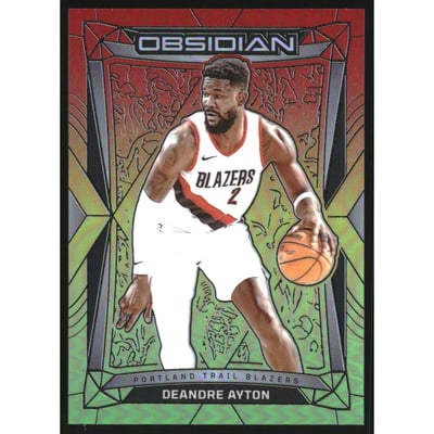 2023-24 Panini Obsidian Electric Etch Reggae Flood #54 Deandre Ayton