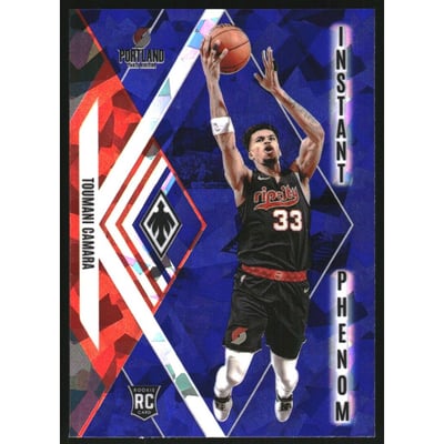 2023-24 Panini Phoenix Instant Phenom Phoenix Blue Ice #9 Toumani Camara