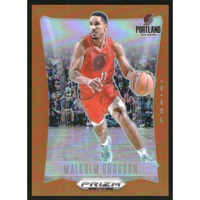 2023-24 Panini Prizm Deca Prizms Orange #33 Malcolm Brogdon