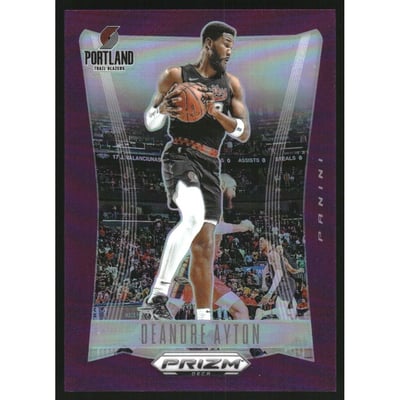 2023-24 Panini Prizm Deca Prizms Purple #297 Deandre Ayton