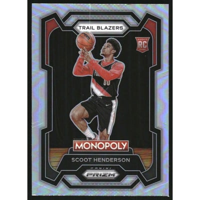 2023-24 Panini Prizm Monopoly Silver #75 Scoot Henderson