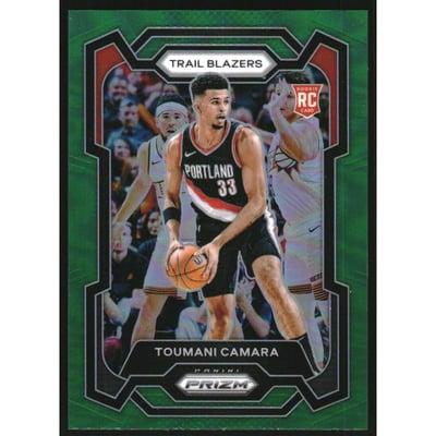 2023-24 Panini Prizm Prizms Green #164 Toumani Camara