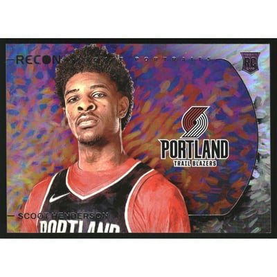 2023-24 Panini Recon Rookie Portraits #9 Scoot Henderson