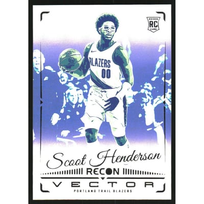 2023-24 Panini Recon Vector #18 Scoot Henderson