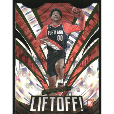 2023-24 Panini Revolution Liftoff Fractal #7 Scoot Henderson