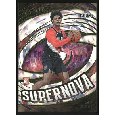 2023-24 Panini Revolution Supernova Fractal #9 Scoot Henderson