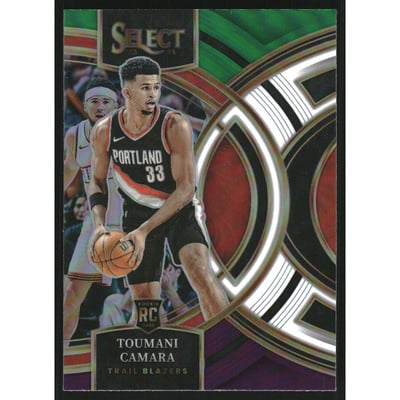 2023-24 Select Prizms Green White Purple #115 Toumani Camara