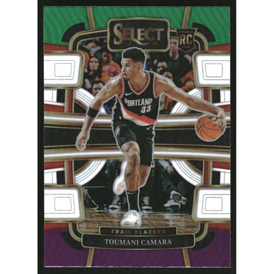 2023-24 Select Prizms Green White Purple #81 Toumani Camara