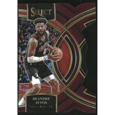 2023-24 Select Prizms Maroon Die-Cut #190 Deandre Ayton