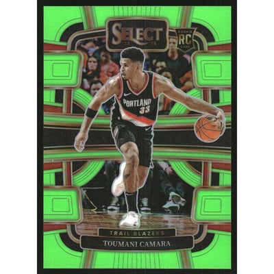 2023-24 Select Prizms Neon Green #81 Toumani Camara