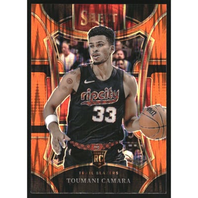2023-24 Select Prizms Orange Flash #301 Toumani Camara