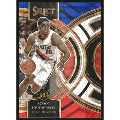 2023-24 Select Prizms Tri-Color #129 Scoot Henderson