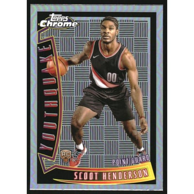 2023-24 Topps Chrome Youthquake Refractors #YQ3 Scoot Henderson