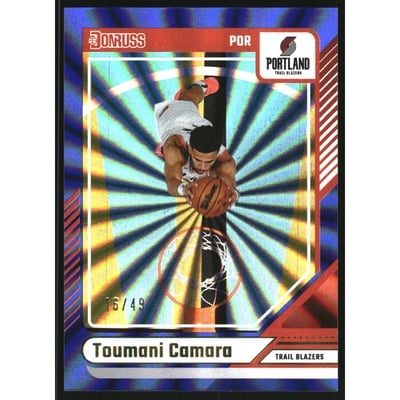 2024-25 Donruss Holo Blue Laser #31 Toumani Camara