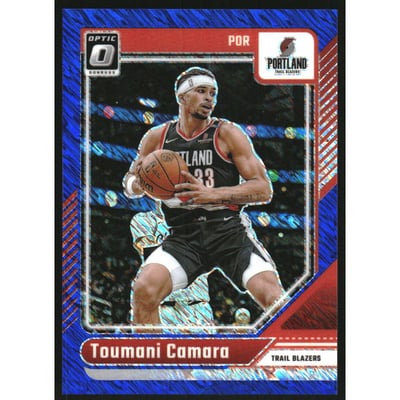 2024-25 Donruss Optic Blue Shimmer #113 Toumani Camara