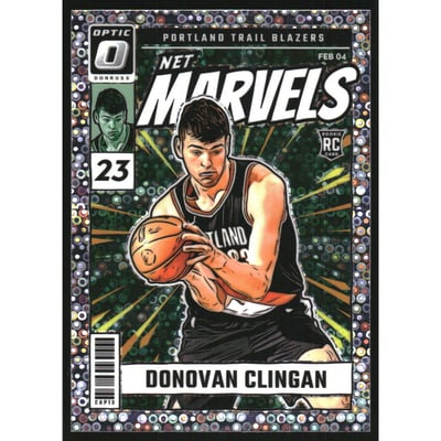 2024-25 Donruss Optic Net Marvels Fast Break Holo #11 Donovan Clingan