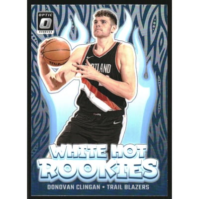 2024-25 Donruss Optic White Hot Rookies Holo #11 Donovan Clingan