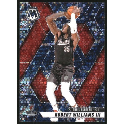 2024-25 Panini Mosaic Mosaic Fast Break Blue Camo #58 Robert Williams III